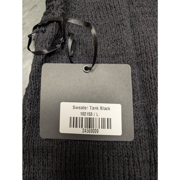DYI Women's Sweater Tank Top Black Size Large - Picture 7 of 9